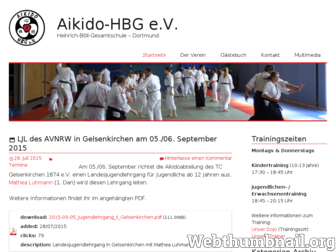 aikido-hbg.de website preview