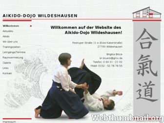 aikido-dojo-wildeshausen.de website preview