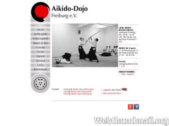 aikido-dojo-freiburg.de website preview