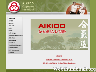 aikido-aci.de website preview