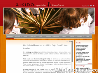 aikido-landau.de website preview