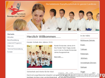 karate-hegau.de website preview