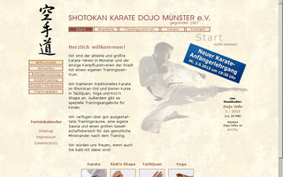 karate-muenster.de website preview