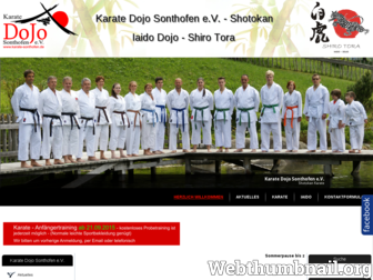 karate-sonthofen.de website preview