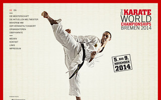 karate2014.de website preview
