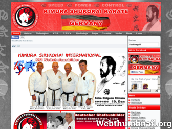 karateschule.com website preview