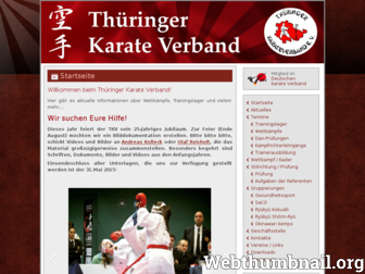 karate-tkv.de website preview