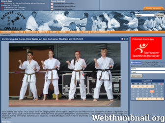 karate-club-seelze.de website preview