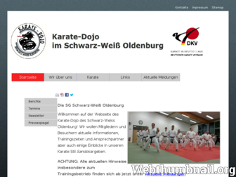 karate-dojo-oldenburg.de website preview