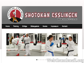 karate-es.de website preview