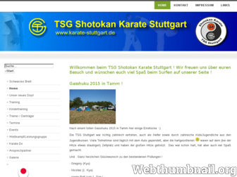 karate-stuttgart.de website preview