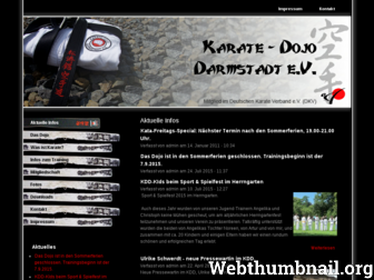 karate-dojo.de website preview