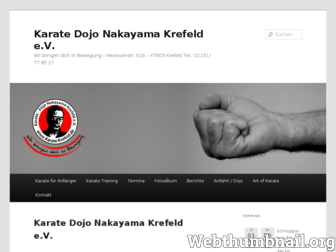 karate-krefeld.de website preview