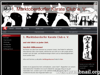 karate-marktoberdorf.de website preview