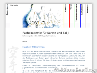 karate-wuppertal.de website preview