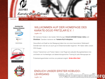 karate-fritzlar.de website preview