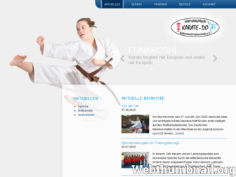 karate-harz.de website preview