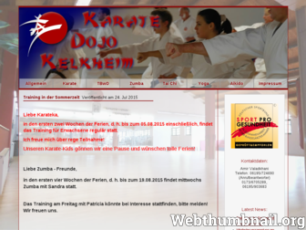 karate-dojo-kelkheim.de website preview