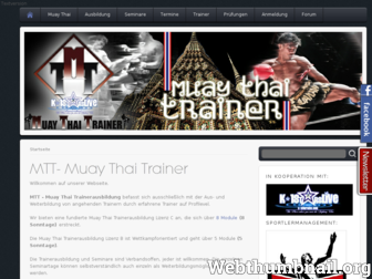 muay-thai-trainer-ausbildung.com website preview