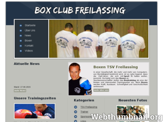 boxen-freilassing.de website preview