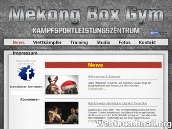 mekong-box-gym.de website preview