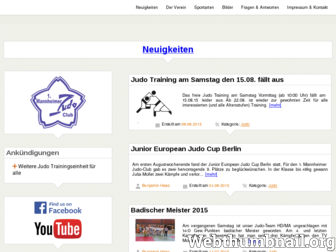 1-mannheimer-judo-club.de website preview