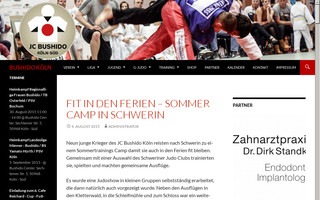 bushido-judo-team.de website preview