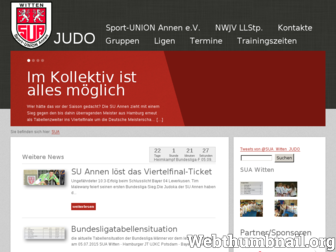sua-judo-witten.de website preview