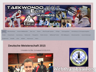 taekwondo-elite.de website preview