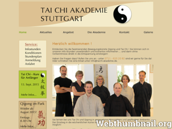 taichi-akademie.de website preview