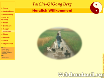 taichi-qigong-berg.de website preview
