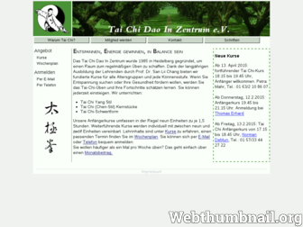 taichi-zentrum-heidelberg.de website preview