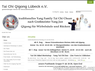 tai-chi-qigong-luebeck.de website preview