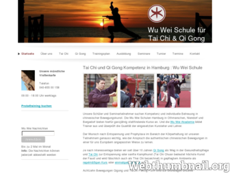wuweiweb.de website preview