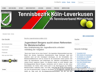 tennis-koeln-lev.de website preview