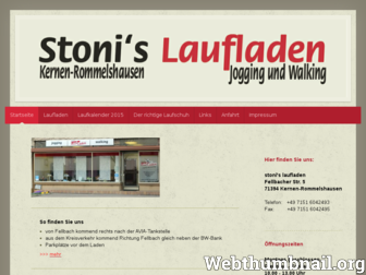 stonis-laufladen.de website preview