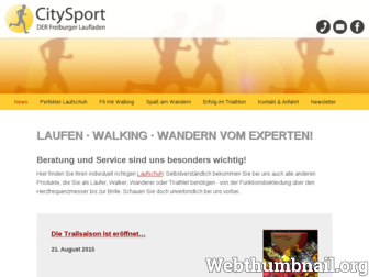 citysport-freiburg.de website preview