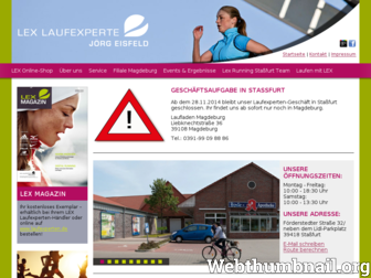 laufexperten-stassfurt.de website preview