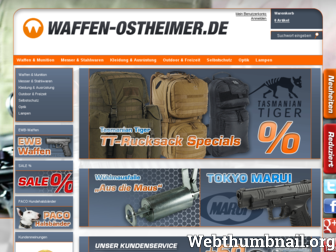 waffenostheimer.de website preview