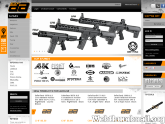 store.airsoftarea.ch website preview