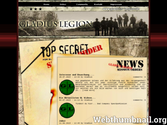 gladius-legion.de website preview