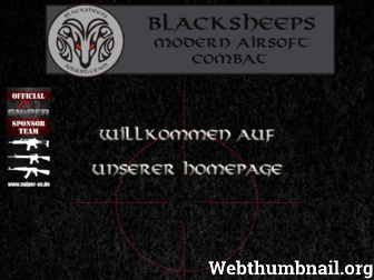 blacksheeps-airsoft.de website preview