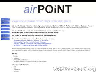 airpoint.ch website preview
