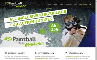 paintball-monheim.de website preview