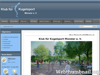 kfk-muenster.de website preview
