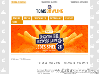 toms-bowling.de website preview