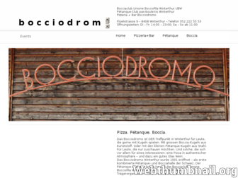 bocciodromo.ch website preview