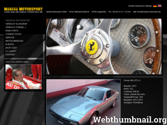 modena-motorsport.de website preview