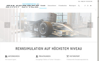 simforce-motorsports.de website preview