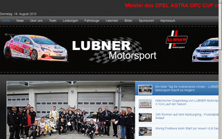lubner-motorsport.de website preview